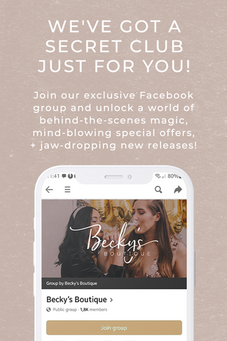 We've got a secret club just for you! Join our exclusive Facebook group and unlock a world of behind-the-scenes magic, mind-blowing secret offers, and jaw-dropping new releases!