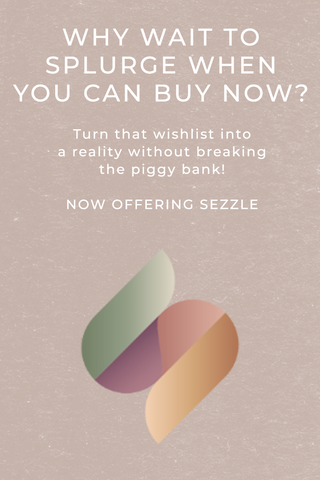 Why wait to splurge when you can buy now. Turn that wishlist into a reality without breaking the piggy bank! Now offering Sezzle