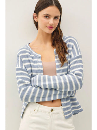 Shoreline Stripe Cardigan