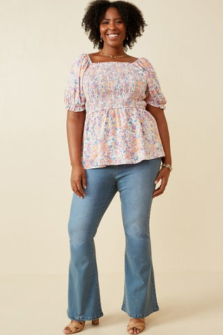 The Colette Smocked Top