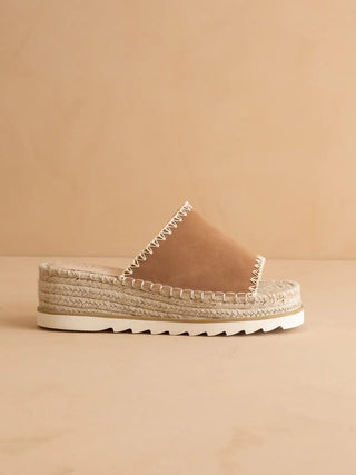 The Vista Camel | Espadrille Platform Sandal