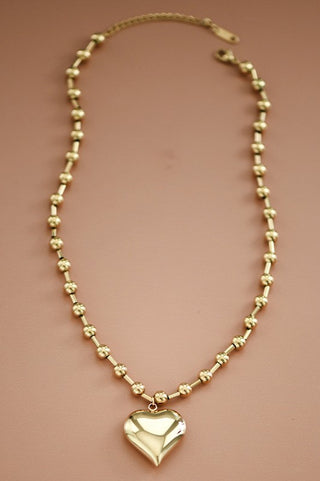 Heart Ball Link Chain