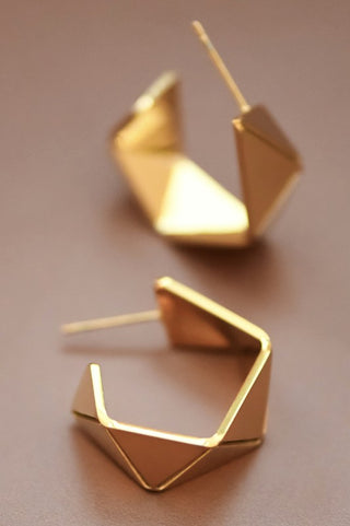 Geometric Hoop Earrings