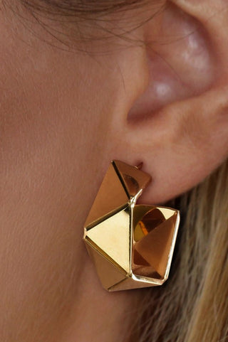 Geometric Hoop Earrings