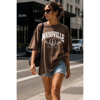 Nashville Oversized Mineral Graphic Tee