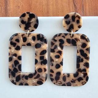 Margot Earrings - Cheetah