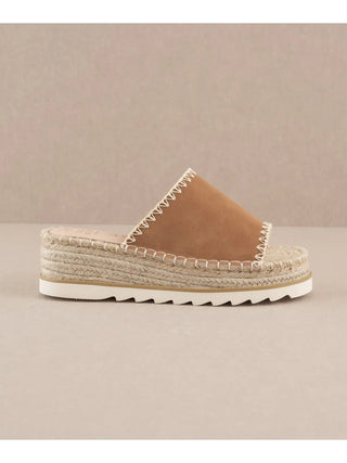 The Vista Camel | Espadrille Platform Sandal