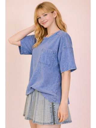 Everyday Mineral Pocket Top - Blue