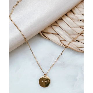 God Is Greater Coin Necklace