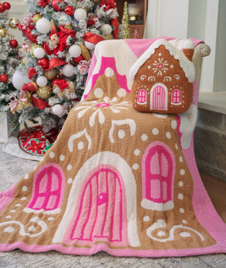 Gingerbread House Blanket