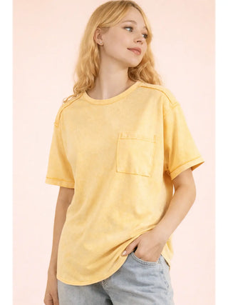 Everyday Mineral Pocket Top - Yellow