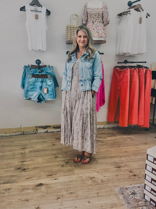 Aztec Maxi Tiered Sun Dress