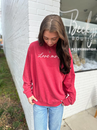 Love More Mineral Graphic Sweatshirt