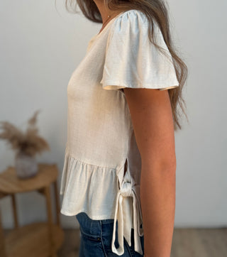 Ribbon Flutter Top