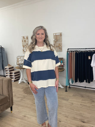 Polly Color Block Top