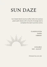 9oz Candles - Sun Daze