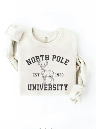 North Pole University Est. 1930 Graphic Sweatshirt