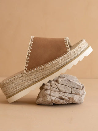 The Vista Camel | Espadrille Platform Sandal