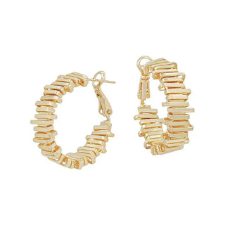 Gold Layered Hoops